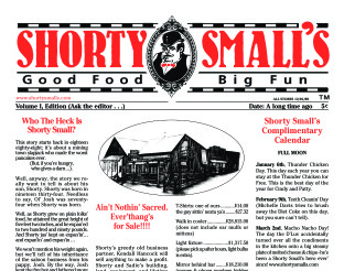 View Shorty Small's Menu